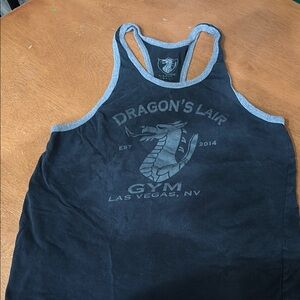 Dragons Lair Gym Las Vegas NV Racer-Back Tank Top Stringer